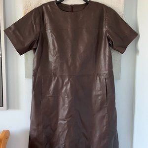 Bod & Christensen Leather Fammy Dress (NWT)